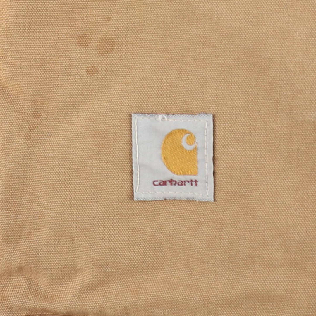 ~90'S Carhartt Traditional Jacket, Padded Duck Work Jacket, Made in USA, Men's XXL equivalent, Vintage cotton brown type Vintage Second Hand