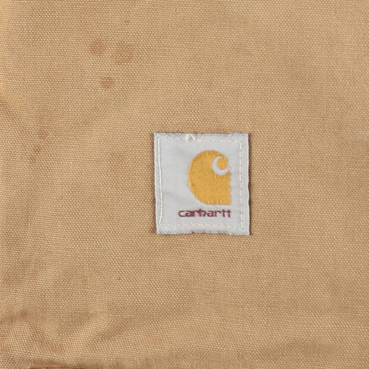 ~90'S Carhartt Traditional Jacket, Padded Duck Work Jacket, Made in USA, Men's XXL equivalent, Vintage cotton brown type Vintage Second Hand