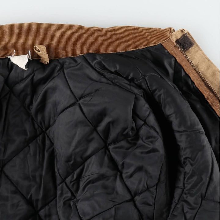 ~90'S Carhartt Traditional Jacket, Padded Duck Work Jacket, Made in USA, Men's XXL equivalent, Vintage cotton brown type Vintage Second Hand