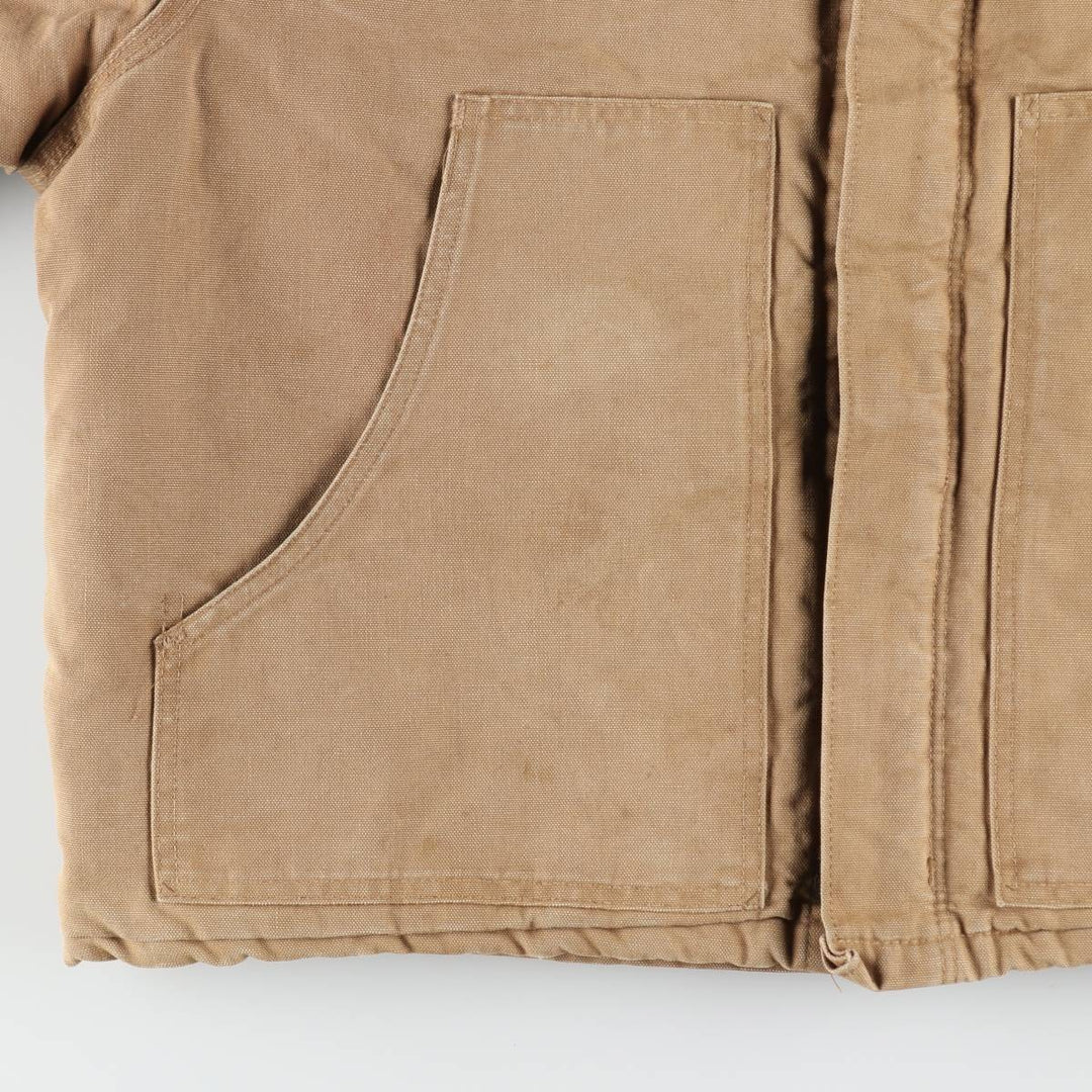 ~90'S Carhartt Traditional Jacket, Padded Duck Work Jacket, Made in USA, Men's XXL equivalent, Vintage cotton brown type Vintage Second Hand