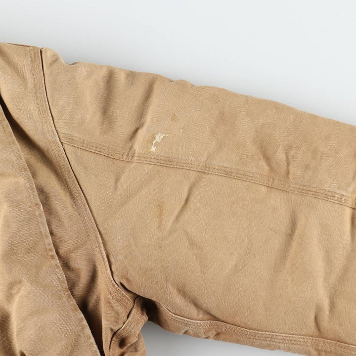 ~90'S Carhartt Traditional Jacket, Padded Duck Work Jacket, Made in USA, Men's XXL equivalent, Vintage cotton brown type Vintage Second Hand