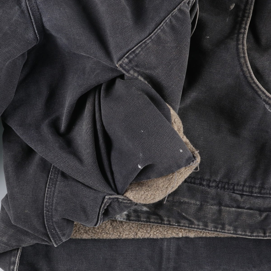 Carhartt Traditional Padded Duck Work Jacket, Men's Size L cotton Charcoal Vintage Second Hand