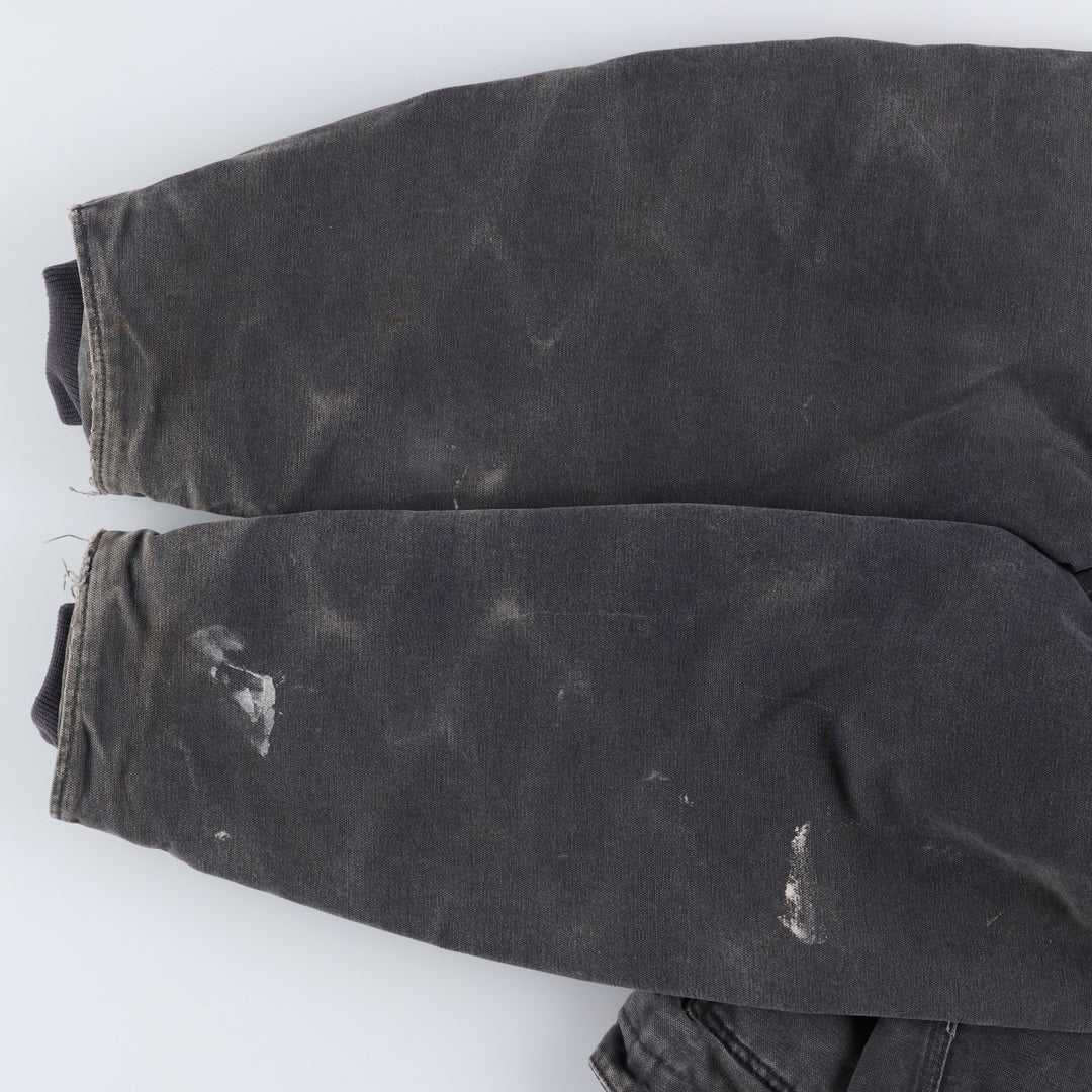 Carhartt Traditional Padded Duck Work Jacket, Men's Size L cotton Charcoal Vintage Second Hand