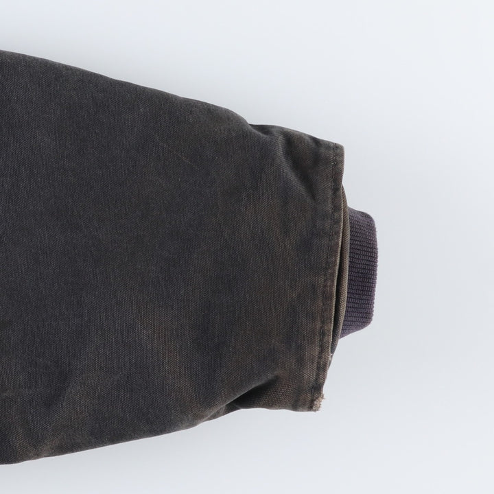 2000'S Carhartt Traditional Padded Duck Work Jacket, Men's XXL cotton Charcoal Vintage Second Hand