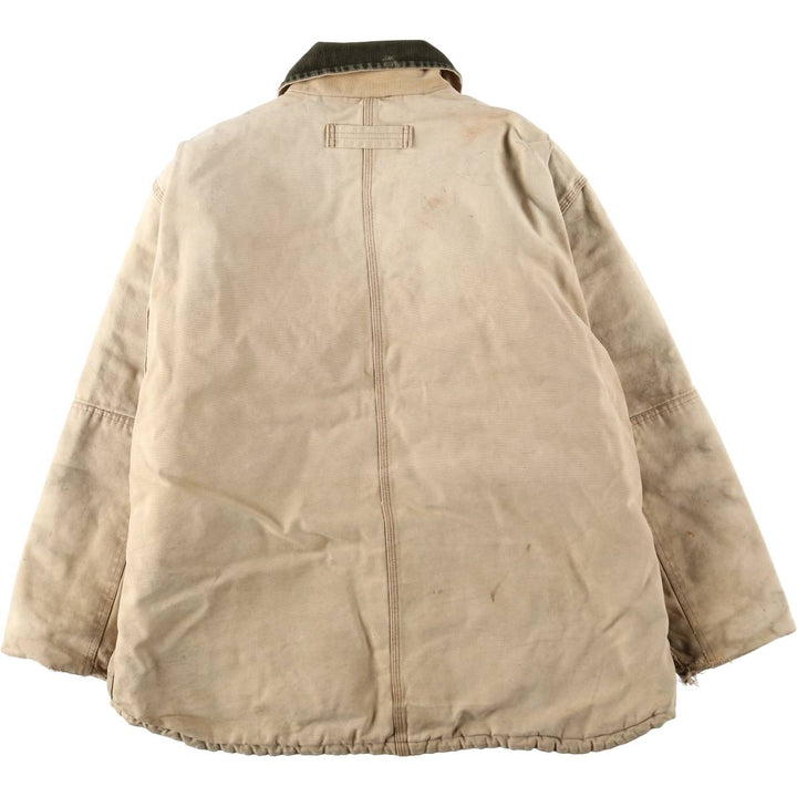 Dickies padded duck work jacket, men's size XL. cotton Beige type Vintage Second Hand
