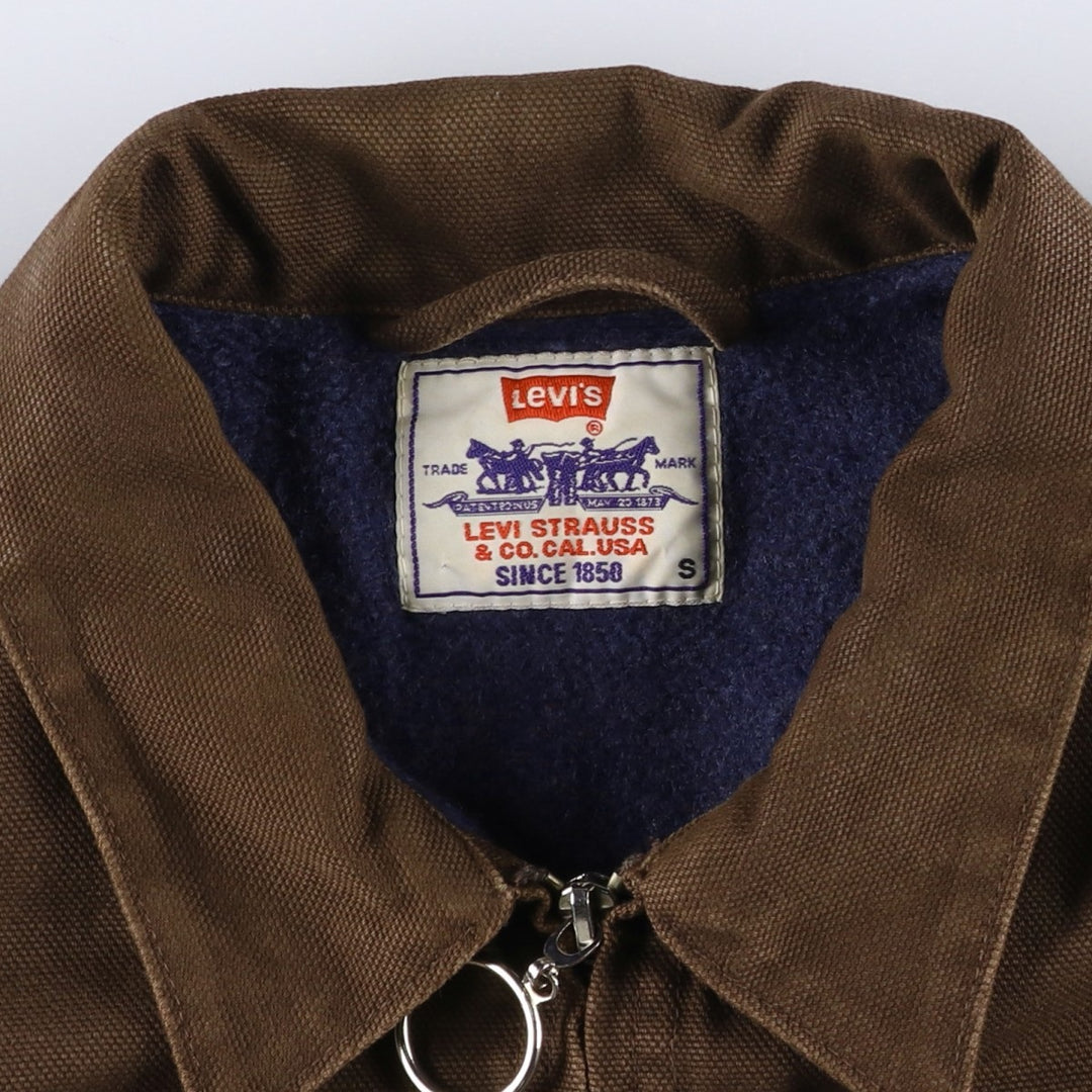 Levi's Duck Work Jacket, Men's Size S (approx.) cotton brown type Vintage Second Hand