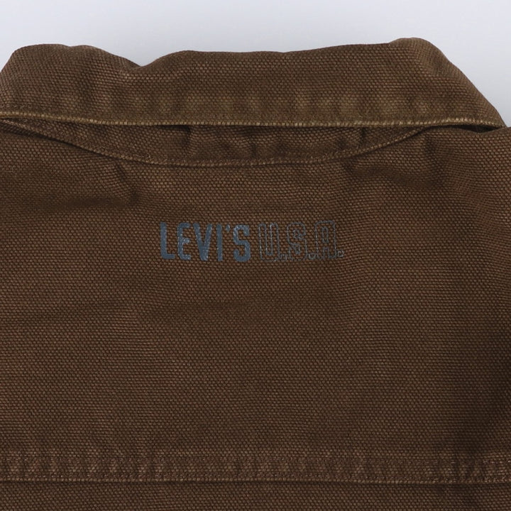 Levi's Duck Work Jacket, Men's Size S (approx.) cotton brown type Vintage Second Hand