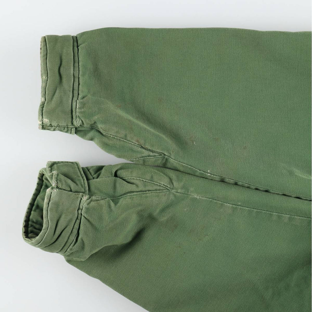 1990'S J.Crew Duck Work Jacket, Men's Size L (approx.), Vintage cotton green type Vintage Second Hand