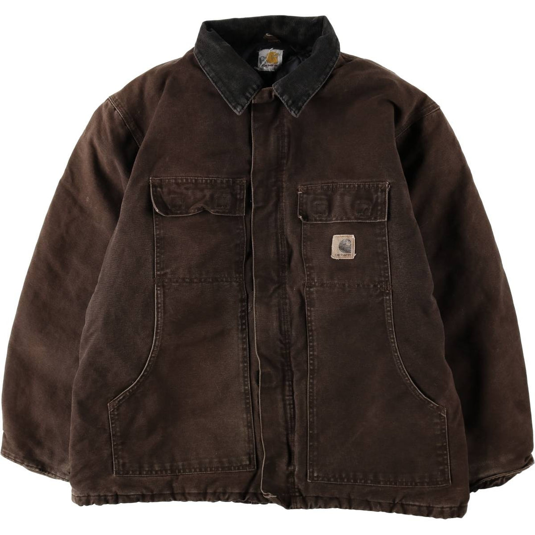 Carhartt Traditional Jacket, Padded Duck Work Jacket, Men's XXL unclear brown type Vintage Second Hand