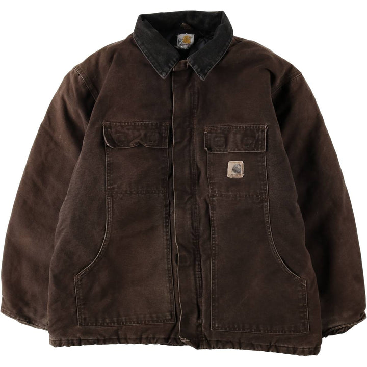 Carhartt Traditional Jacket, Padded Duck Work Jacket, Men's XXL unclear brown type Vintage Second Hand