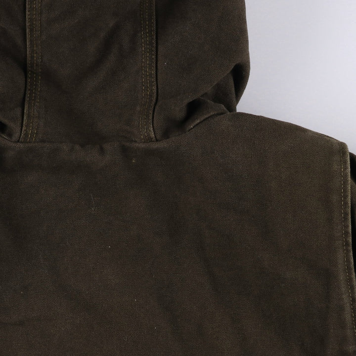 Carhartt FULLSWING Active Jacket, Padded Duck Full-Zip Hoodie, Men's Size M (approx.) cotton brown type Vintage Second Hand