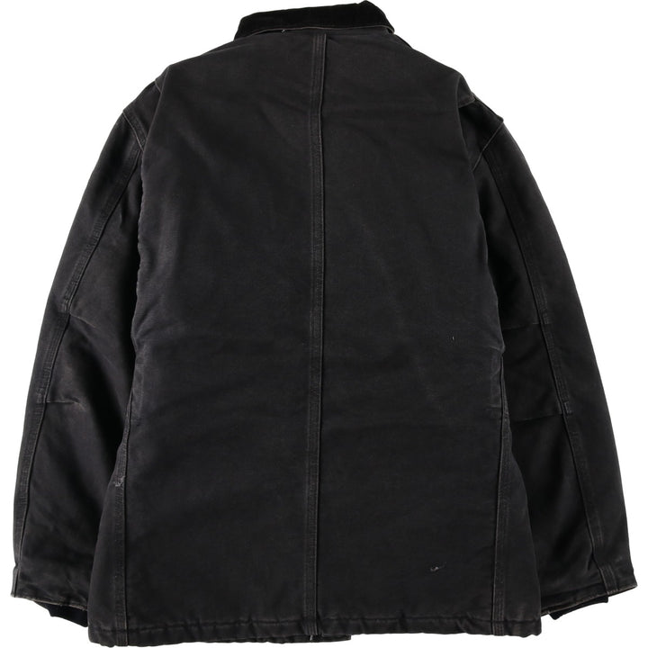 2000'S Carhartt Traditional Coat, Padded Duck Work Jacket, Men's Size S (approx.) cotton black type Vintage Second Hand