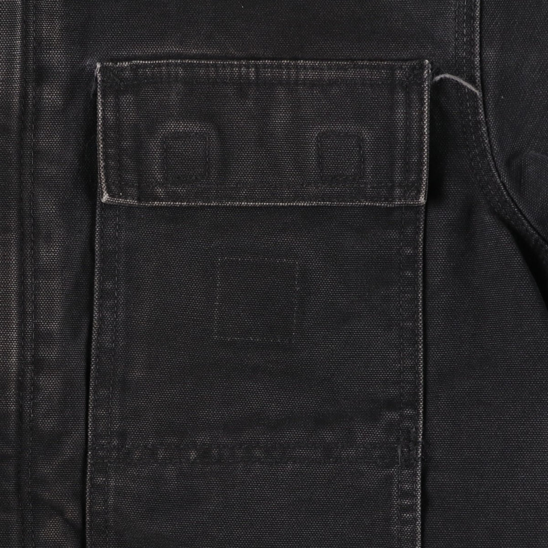 2000'S Carhartt Traditional Coat, Padded Duck Work Jacket, Men's Size S (approx.) cotton black type Vintage Second Hand
