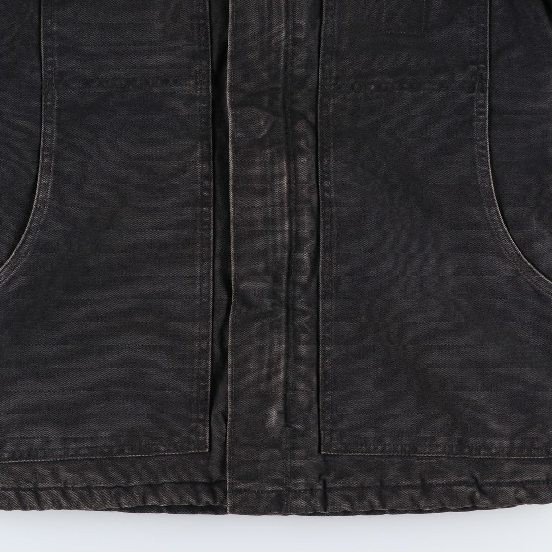 2000'S Carhartt Traditional Coat, Padded Duck Work Jacket, Men's Size S (approx.) cotton black type Vintage Second Hand