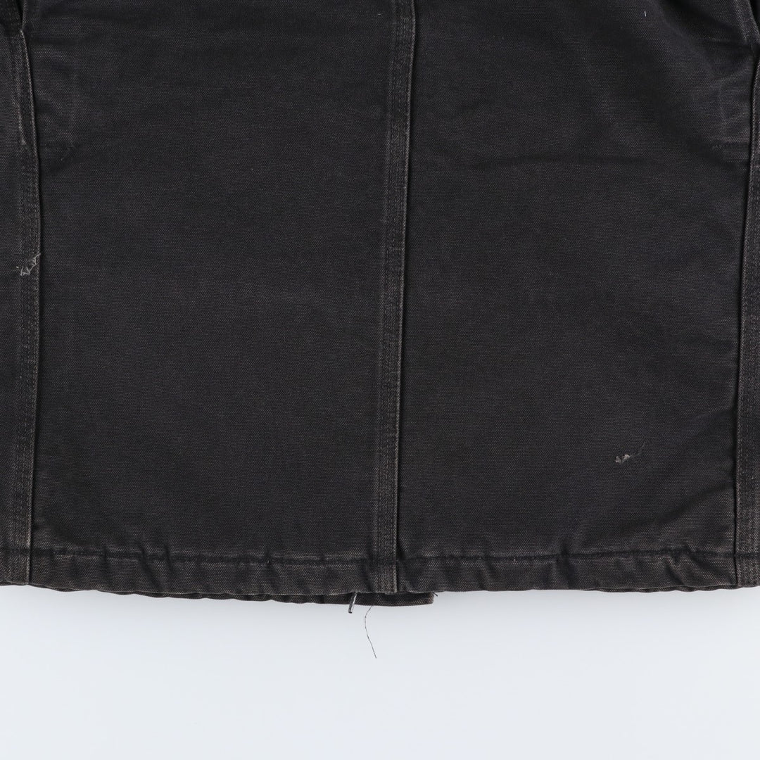 2000'S Carhartt Traditional Coat, Padded Duck Work Jacket, Men's Size S (approx.) cotton black type Vintage Second Hand