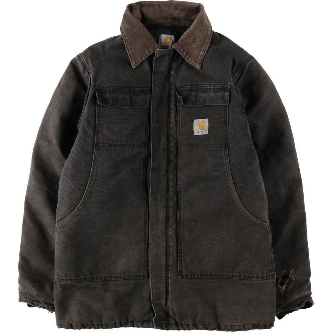 Carhartt Traditional Padded Duck Work Jacket, Men's Size L unclear brown type Vintage Second Hand