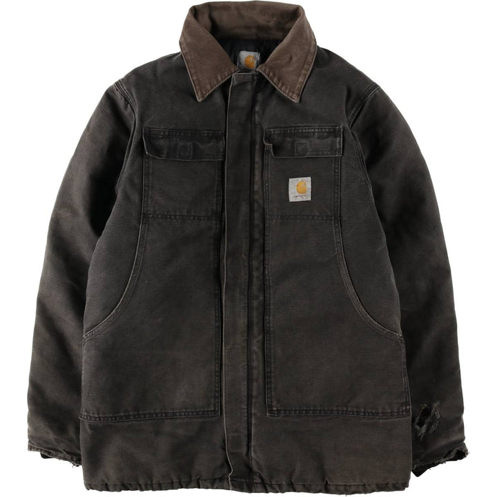 Carhartt Traditional Padded Duck Work Jacket, Men's Size L unclear brown type Vintage Second Hand