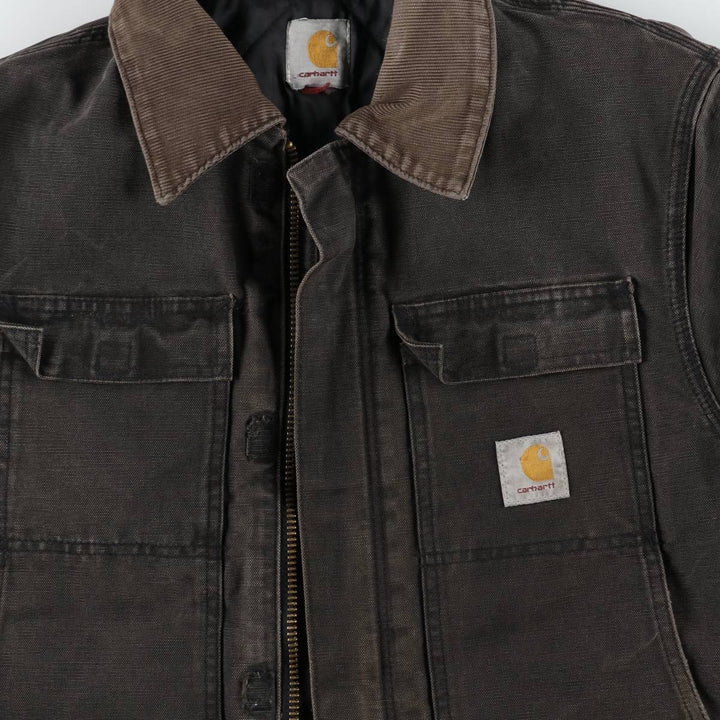 Carhartt Traditional Padded Duck Work Jacket, Men's Size L unclear brown type Vintage Second Hand