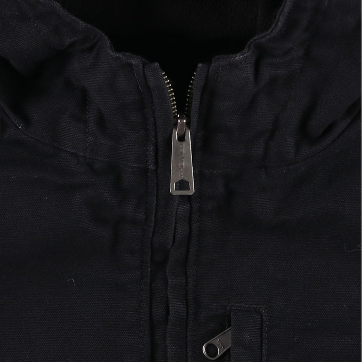 Carhartt FULL SWING Active Jacket, Padded Duck Full-Zip Hoodie, Men's Size L (approx.) cotton black type Vintage Second Hand