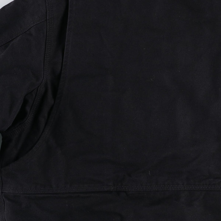 Carhartt FULL SWING Active Jacket, Padded Duck Full-Zip Hoodie, Men's Size L (approx.) cotton black type Vintage Second Hand