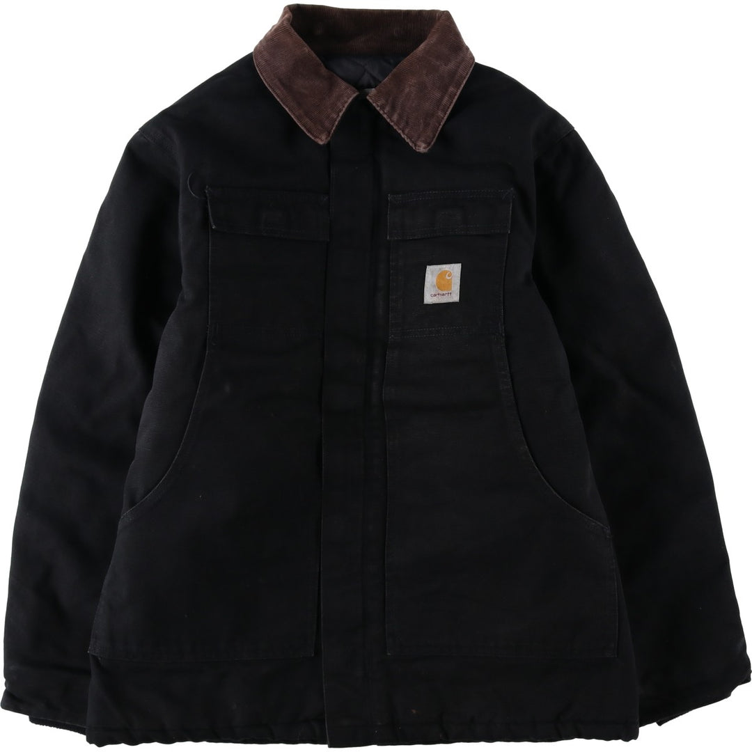 Carhartt Traditional Padded Duck Work Jacket, Men's Size L unclear black type Vintage Second Hand
