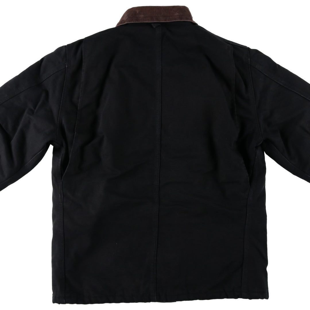 Carhartt Traditional Padded Duck Work Jacket, Men's Size L unclear black type Vintage Second Hand