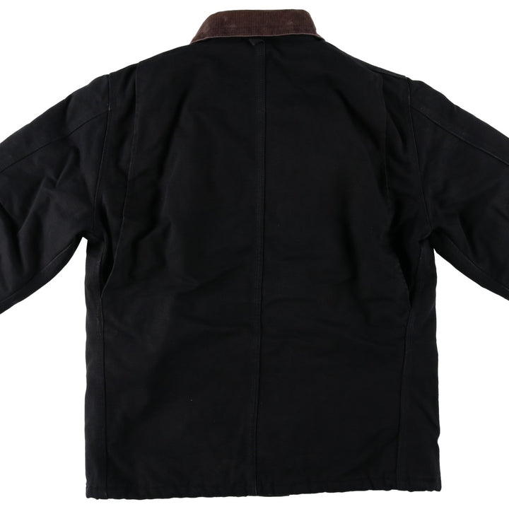 Carhartt Traditional Padded Duck Work Jacket, Men's Size L unclear black type Vintage Second Hand