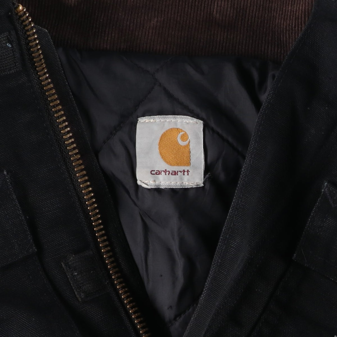 Carhartt Traditional Padded Duck Work Jacket, Men's Size L unclear black type Vintage Second Hand