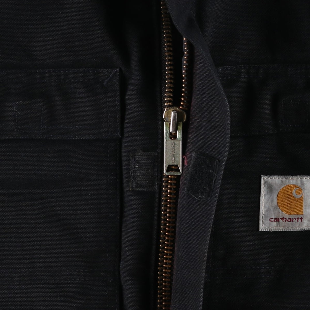 Carhartt Traditional Padded Duck Work Jacket, Men's Size L unclear black type Vintage Second Hand