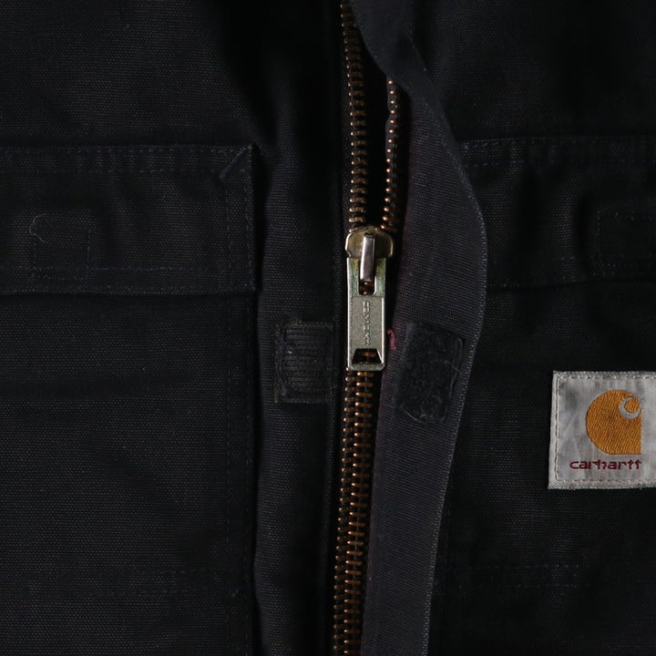 Carhartt Traditional Padded Duck Work Jacket, Men's Size L unclear black type Vintage Second Hand