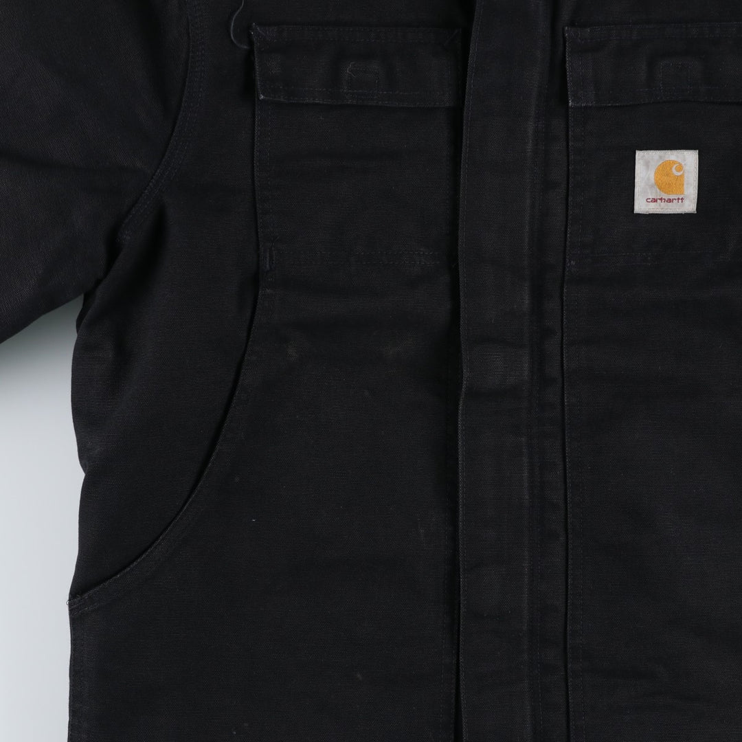 Carhartt Traditional Padded Duck Work Jacket, Men's Size L unclear black type Vintage Second Hand