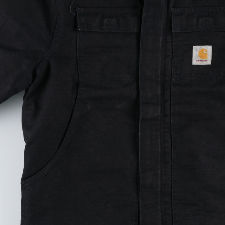 Carhartt Traditional Padded Duck Work Jacket, Men's Size L unclear black type Vintage Second Hand