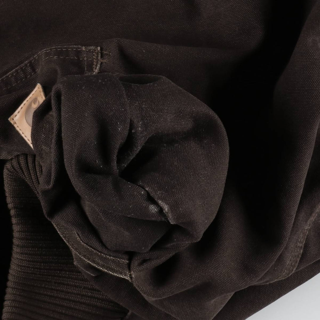 Carhartt Active Jacket, Padded Duck Full-Zip Hoodie, Men's XXL cotton brown type Vintage Second Hand