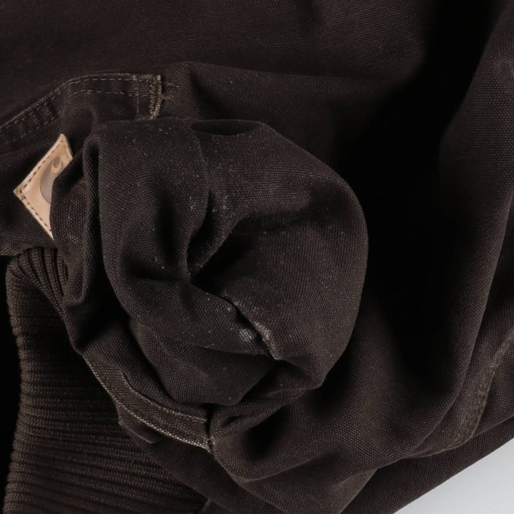 Carhartt Active Jacket, Padded Duck Full-Zip Hoodie, Men's XXL cotton brown type Vintage Second Hand