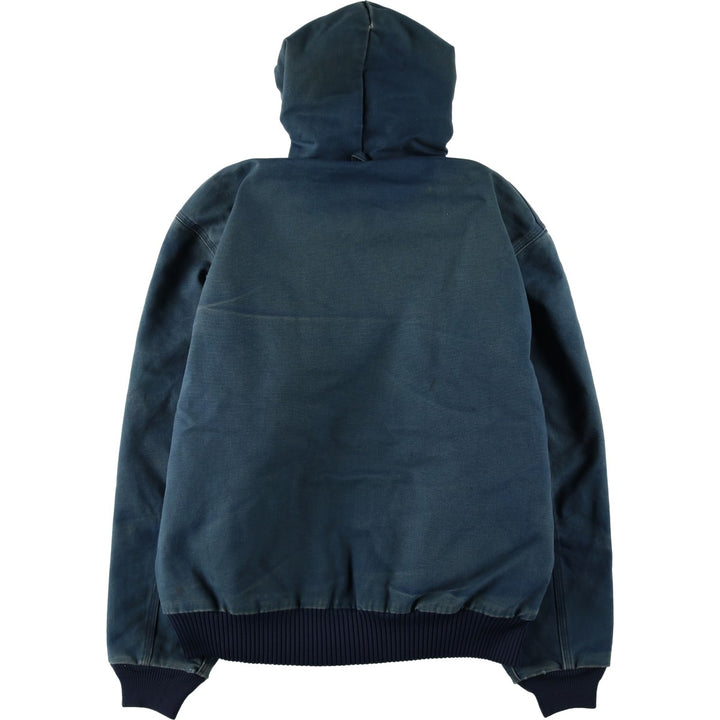 Carhartt Active Jacket, Padded Duck Full-Zip Hoodie, Men's Size L unclear navy blue type Vintage Second Hand
