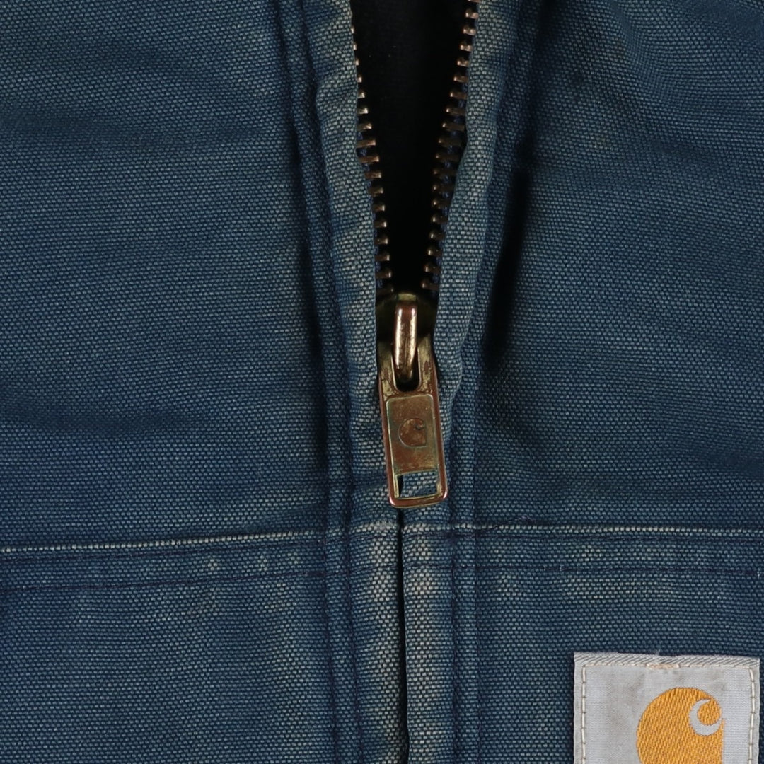 Carhartt Active Jacket, Padded Duck Full-Zip Hoodie, Men's Size L unclear navy blue type Vintage Second Hand