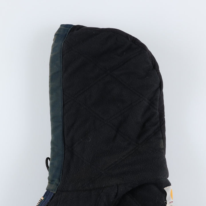 Carhartt Active Jacket, Padded Duck Full-Zip Hoodie, Men's Size L unclear navy blue type Vintage Second Hand