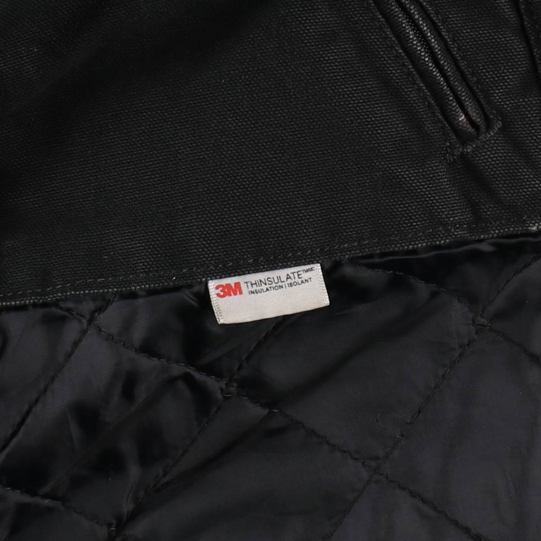 Carhartt Active Jacket, Padded Duck Full-Zip Hoodie, Men's XXL cotton black type Vintage Second Hand