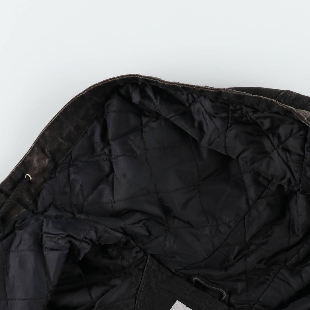 Carhartt Active Jacket, Padded Duck Full-Zip Hoodie, Men's XXL cotton black type Vintage Second Hand