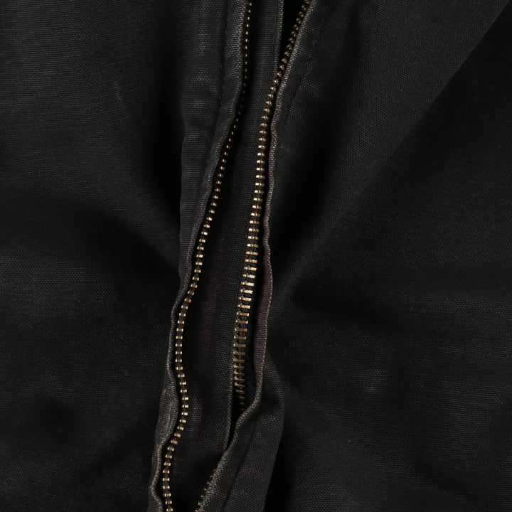 Carhartt Active Jacket, Padded Duck Full-Zip Hoodie, Men's XXL cotton black type Vintage Second Hand