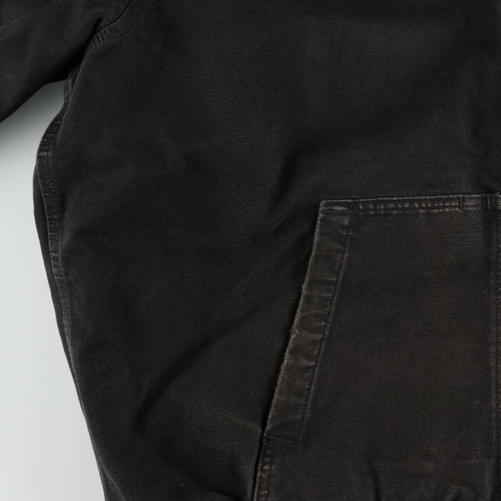 Carhartt Active Jacket, Padded Duck Full-Zip Hoodie, Men's XXL cotton black type Vintage Second Hand