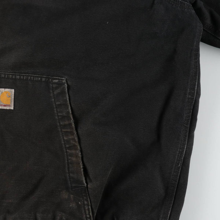 Carhartt Active Jacket, Padded Duck Full-Zip Hoodie, Men's XXL cotton black type Vintage Second Hand