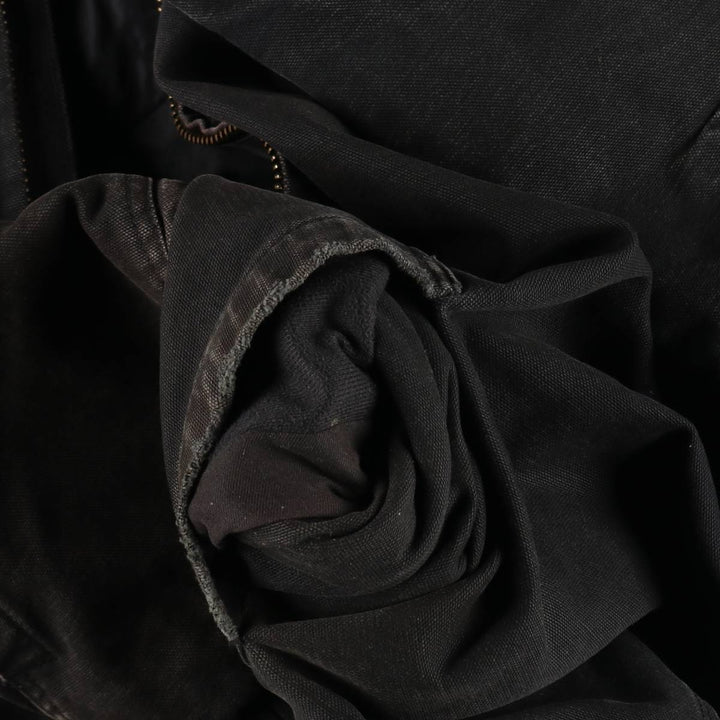 Carhartt Active Jacket, Padded Duck Full-Zip Hoodie, Men's XXL cotton black type Vintage Second Hand