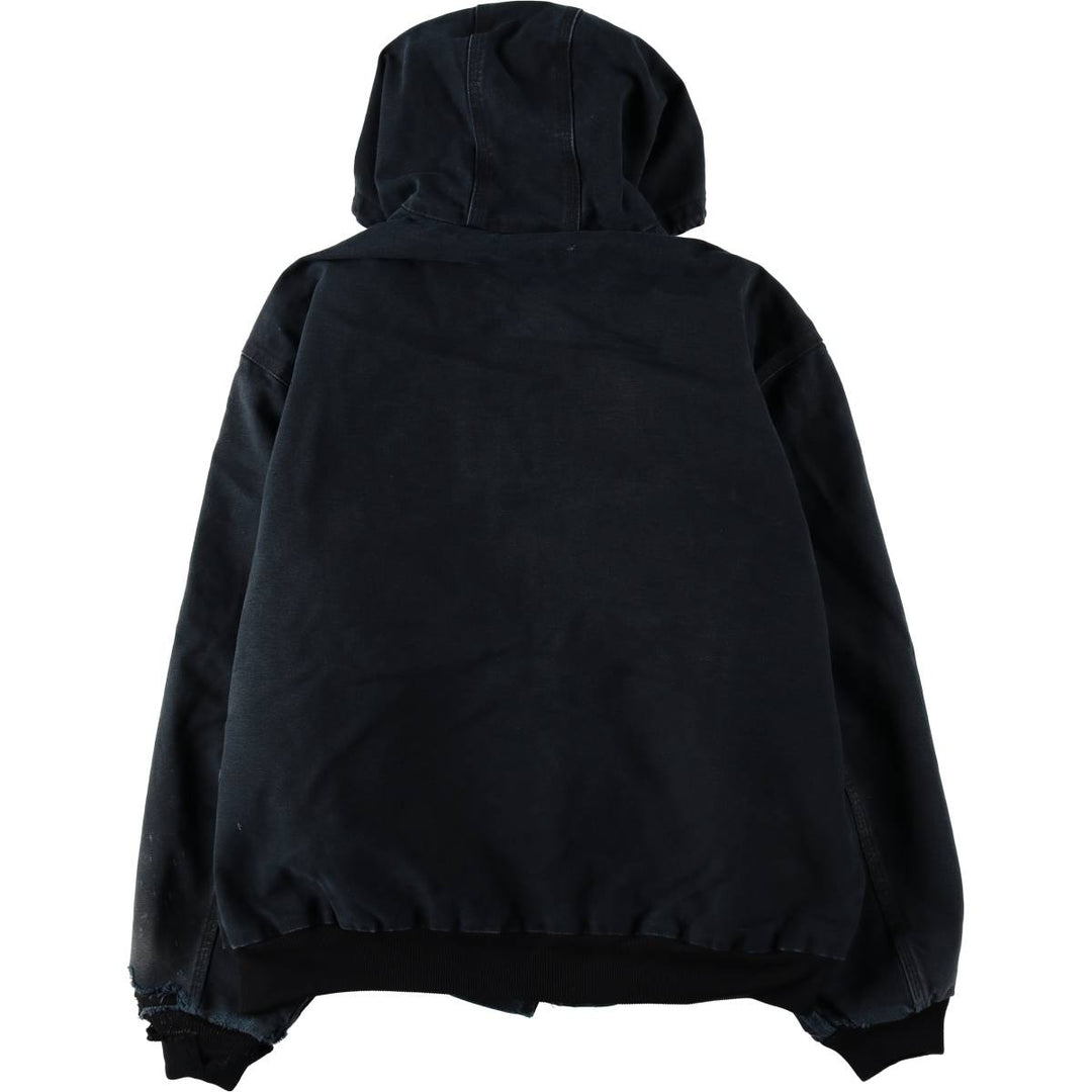 Carhartt Active Jacket Duck Full Zip Parka Made in USA Men's XXL cotton black type Vintage Second Hand