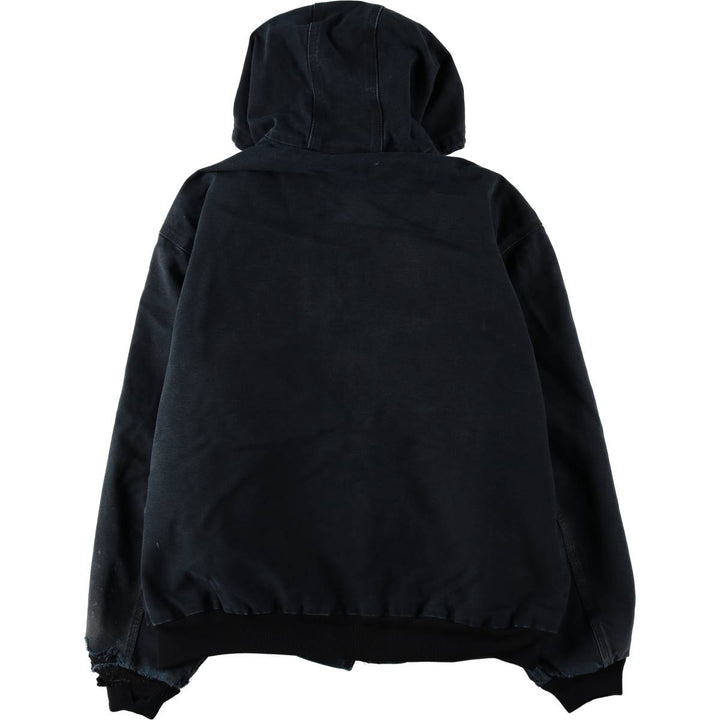 Carhartt Active Jacket Duck Full Zip Parka Made in USA Men's XXL cotton black type Vintage Second Hand
