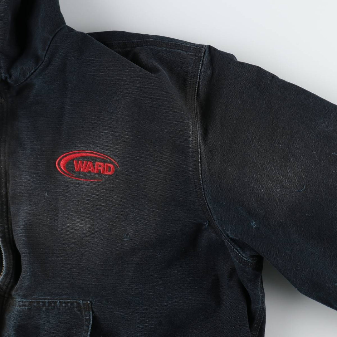 Carhartt Active Jacket Duck Full Zip Parka Made in USA Men's XXL cotton black type Vintage Second Hand