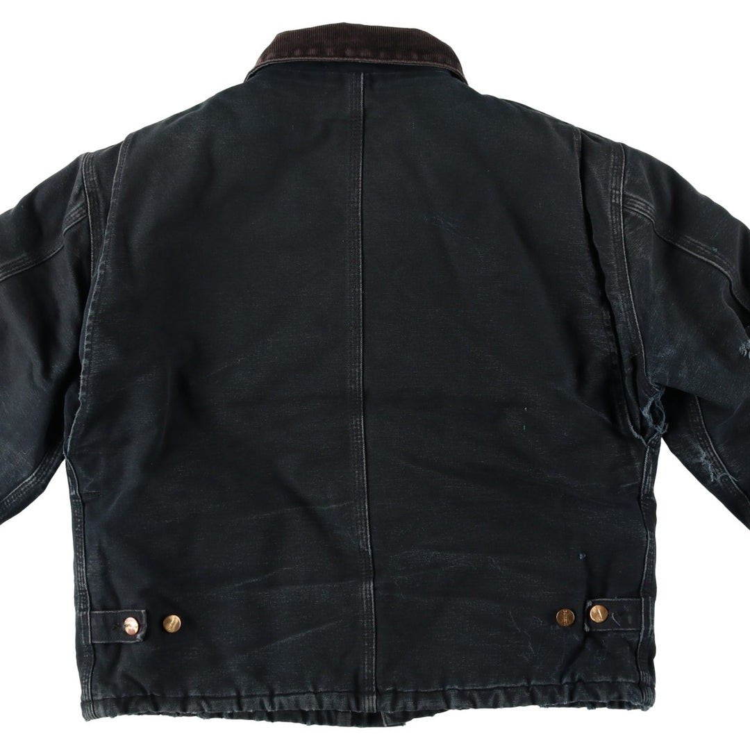 Carhartt Traditional Jacket Duck Work Jacket Men's L size unclear black type Vintage Second Hand