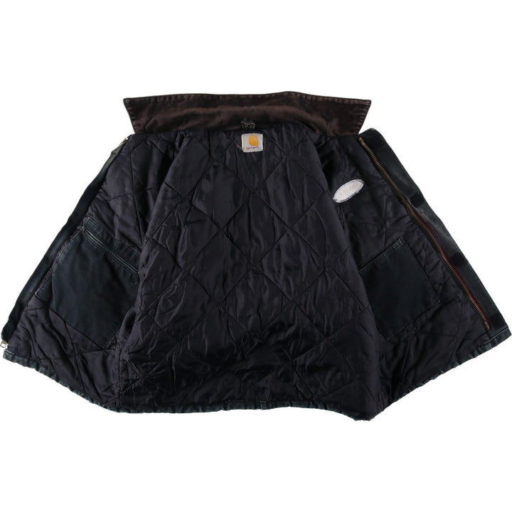 Carhartt Traditional Jacket Duck Work Jacket Men's L size unclear black type Vintage Second Hand