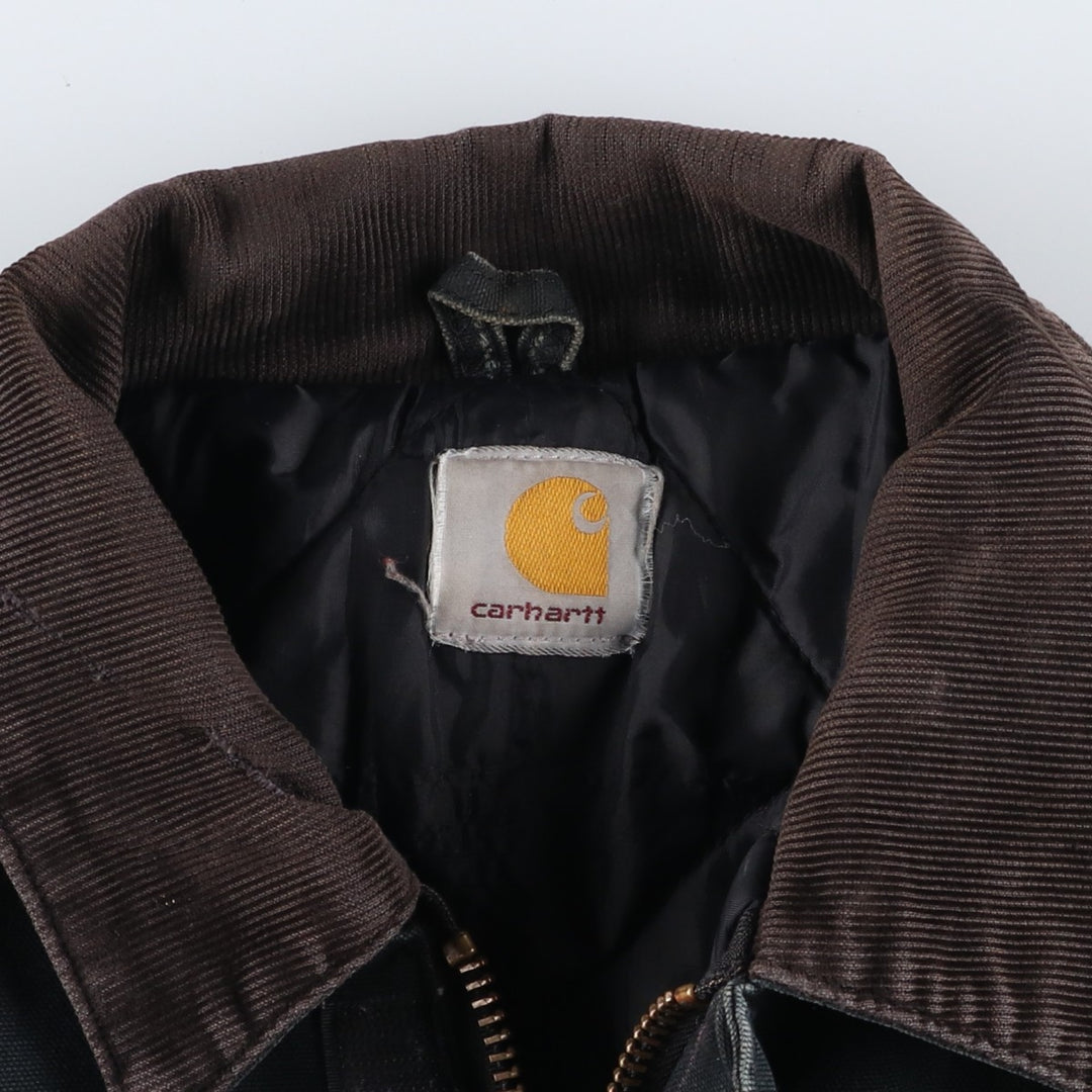 Carhartt Traditional Jacket Duck Work Jacket Men's L size unclear black type Vintage Second Hand