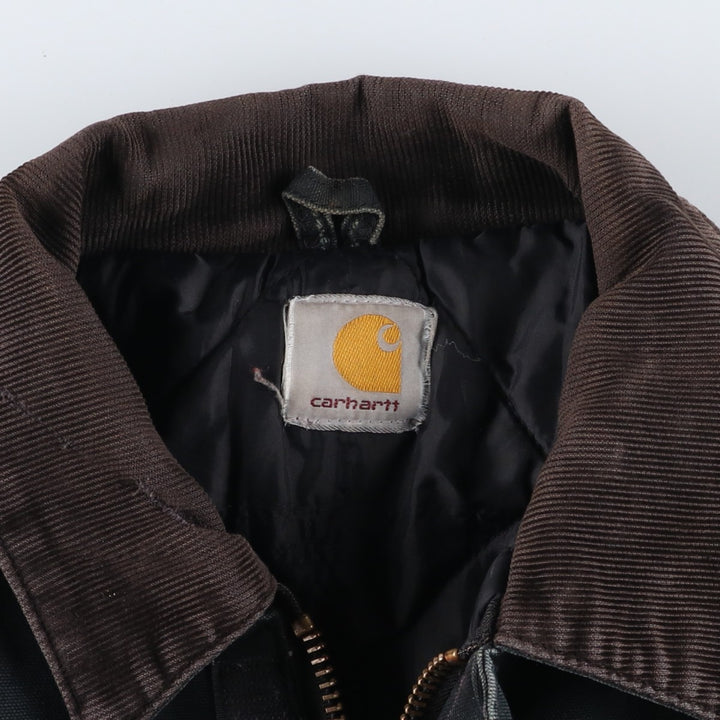 Carhartt Traditional Jacket Duck Work Jacket Men's L size unclear black type Vintage Second Hand